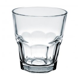 Szklanka niska do whisky AMERICA, sztaplowana, szkło hartowane, poj. 200 ml, EXXENT 52862